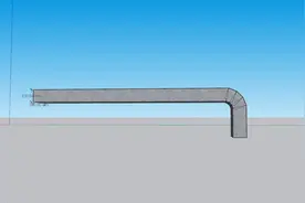 四个22.5度下翻90度弯头制作方法