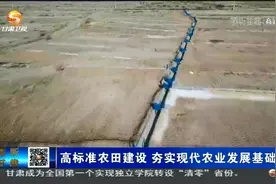 甘肃：高标准农田建设 夯实现代农业发展基础