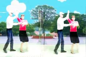 流行交谊舞双人舞《今生相爱》男女搭配广场舞教学