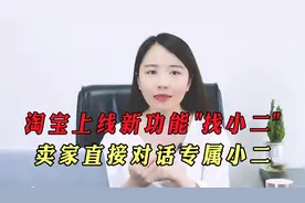 淘宝刚上线新功能"找小二"！卖家直接对话专属小二，解决店铺问题