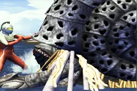 奥特曼格斗进化3隐藏人物加坦杰厄VS古敦赛文奥特曼