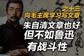 司马南：朱自清文章也好，但不如鲁迅有战斗性！视频封面