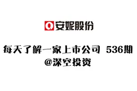 536期 | 安妮股份：概念颇多，但86%营收来自纸张！视频封面