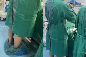 四川凉山一医生手术途中裤子掉落坚持做完手术，网友：太敬业了视频封面
