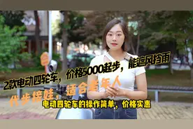 2款电动四轮车，价格5000起步，能遮风挡雨代步接娃，适合老年人
