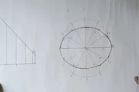 45度角的截面怎么画，小伙教你一招简单的，分分钟就能学会