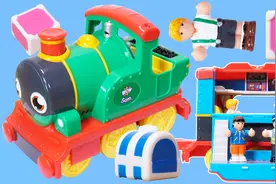 玩具拆箱：仿真的火车玩具视频封面