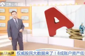 权威股民大数据来了！8成账户资产低于50万，2019股市走势如何？视频封面