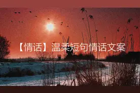 【文案】温柔短句情话文案视频封面