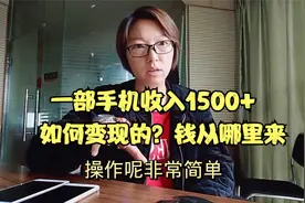 一部手机撸羊毛，一天收入1500+，来看看变现钱从哪里来视频封面
