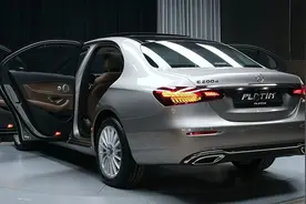 2023款奔驰E300L登场！9AT带2.0T，配行政级后排+头枕，噪音近零