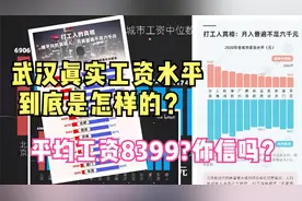 2020年武汉平均工资8399元！可信吗？为何中位数工资还没合肥高？视频封面