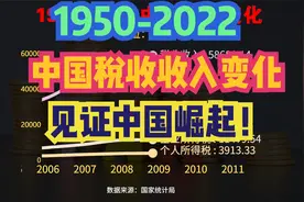 2022年全国税收总收入超16万亿！一分钟回顾历年全国税收收入变化视频封面