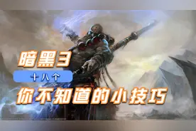 暗黑破坏神3，十八个你不知道的小技巧，不喜勿喷