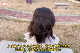 小女孩头发这么短，扎苍兰诀小兰花同款发型，结果好看吗？