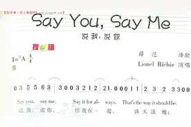 欧美经典歌曲《say you say me》电影《飞越苏联》的主题曲
