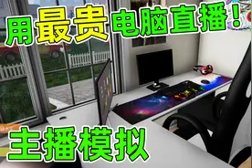 在游戏中用最贵的电脑直播！这种感觉爽歪歪！主播模拟器