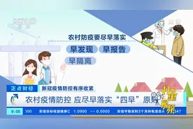 农村疫情防控：传播风险更大，应尽早落实“四早”原则|正点财经视频封面