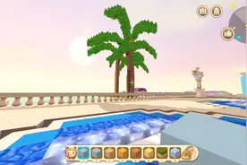 迷你世界：凉风发现迷你还有椰子树，就差扎个吸管就可以喝了