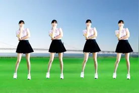 最近最火广场舞《左摇摇右摇摇》火山抖音爆屏了 简单易学又好看