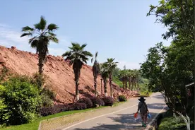 重庆璧山大路中铁任之健康城三担湖公园，风景秀丽适合游玩散步。