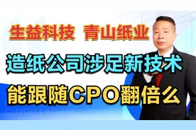 生益科技—青山纸业，造纸公司涉足新技术后，能跟随CPO翻倍么？视频封面