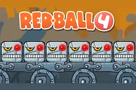 游戏：小红球4 黑暗工厂34-39 完美三星通关 铲除自爆黑方块