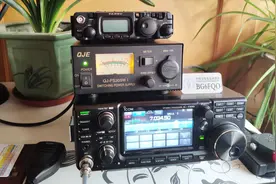 还是大功率电台效果好，一百瓦功率使用等幅报通联到冲绳那霸电台