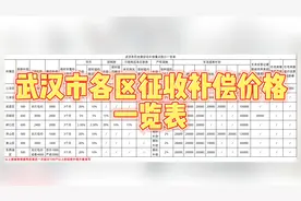 武汉市各区的征收补偿价格，可以看下各区的征收补偿现状。视频封面