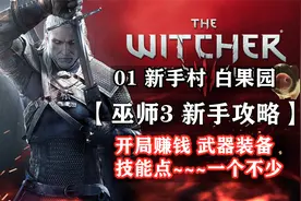 【巫师3 新手攻略】01 白果园（ 开局赚钱 武器装备 技能点~~~ ）