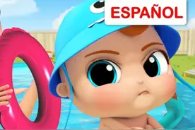 亲子益智动画：爸爸妈妈带宝贝们一起出门游泳玩耍~视频封面