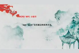 Word  Wps公文版记排版你会嘛？送实用方案(2)。记得关注