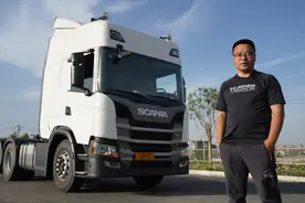 落地价100万，第一次体验斯堪尼亚G500牵引车，很激动！视频封面