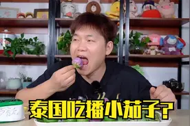 泰国吃播生吃的小茄子真的好吃吗？真的能吃下去吗？