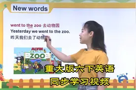 重庆大学版六年级下册英语学习视频辅导-更多资源看主页第1个作品视频封面