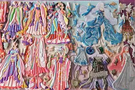 古装换装贴纸，三位古代仙女和奇迹暖暖换装打扮，你喜欢的是哪位