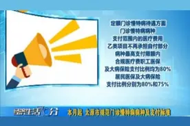 本月起，太原市规范门诊慢特病病种及支付标准视频封面