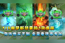 王者荣耀：贵族V10做梦都想要的4款皮肤，有钱买不到，老玩家专属