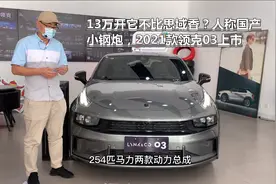 13万开它不比思域香？人称国产小钢炮，2021款领克03上市
