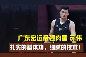 广东宏远的最强肉盾苏伟，扎实的基本功，细腻的技术！视频封面