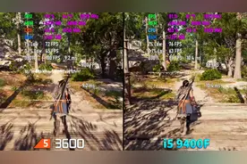 锐龙R5 3600处理器怎么样？看看和 i5 9400F游戏时的对比测试视频封面