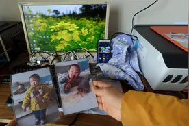 十分钟的视频，喷墨打印机，打印照片，加塑封膜视频封面