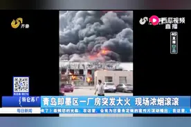 【4G直播】青岛即墨区一厂房突发大火 现场浓烟滚滚视频封面