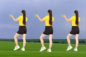 DJ广场舞《金包银》动感时尚，火爆流行，背面演示