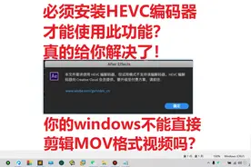 专门解决Windows系统无法直接剪辑苹果设备录制的视频格式问题！视频封面