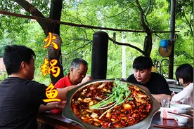 小罗整了6斤青鱼，德哥做火锅鱼来吃，鱼肉麻辣细滑嫩真过瘾视频封面