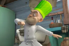 盘点光头强10种身份上：当厨师做美味佳肴，食评推荐家痛哭流涕！