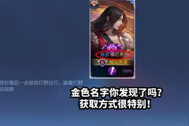 冷知识：加载页面的金色名字你发现了吗？获得方式很特殊！