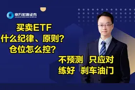 买卖ETF什么纪律、原则？仓位怎么控？不预测只应对练好刹车油门视频封面