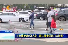 三天接待近9万人次，都江堰景区迎八方游客视频封面